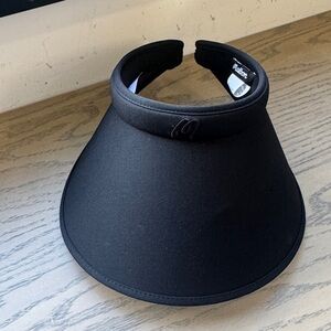 Black Visor Hat Malbon